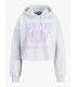 Sudadera Jack & Jones JXMerle RLX Short Hood SWT White Melange Mujer