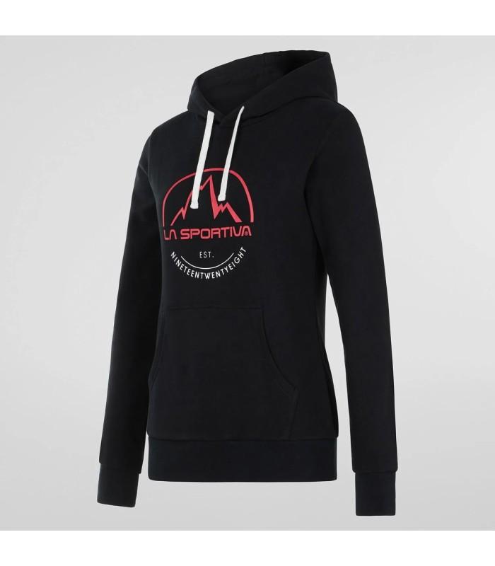 Sudadera La sportiva Logo Hoody Negro Rojo Mujer