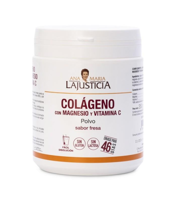 Colageno Ana Maria LaJusticia con Magnesio + VIT.C Sabor fresa 350gr