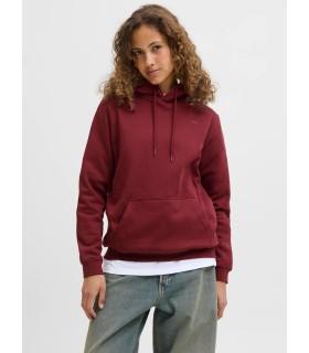 Sudadera Jack & Jones JXabbie RLX LS Every Hood SWT Noos Mujer Cabernet