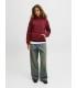 Sudadera Jack & Jones JXabbie RLX LS Every Hood SWT Noos Mujer Cabernet