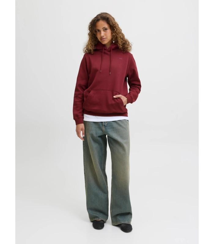 Sudadera Jack & Jones JXabbie RLX LS Every Hood SWT Noos Mujer Cabernet