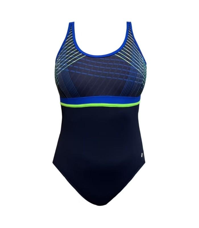 Bañador Ras Bruit Casual Back Swimsuit Navy Mujer