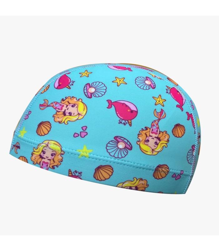 Gorro Ras Patterned Kid Elastane Turquesa Ariel