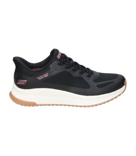 Zapatilla Skechers Bobs Squad 4 Staple Look Black Mujer