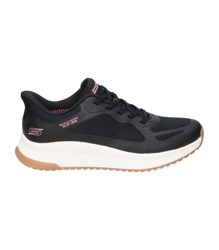 Zapatilla Skechers Bobs Squad 4 Staple Look Black Mujer
