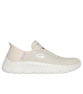 Zapatilla Skechers Go Walk Flex Grand Entry Off White Mujer