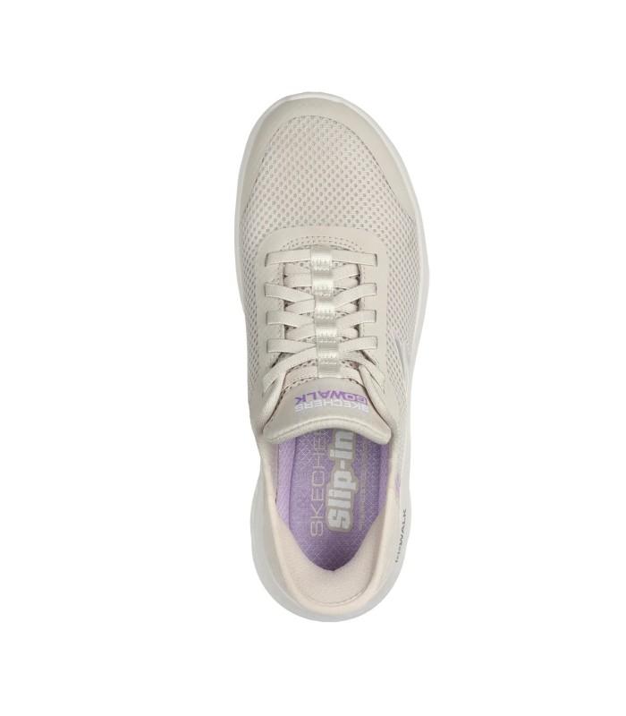 Zapatilla Skechers Go Walk Flex Grand Entry Off White Mujer