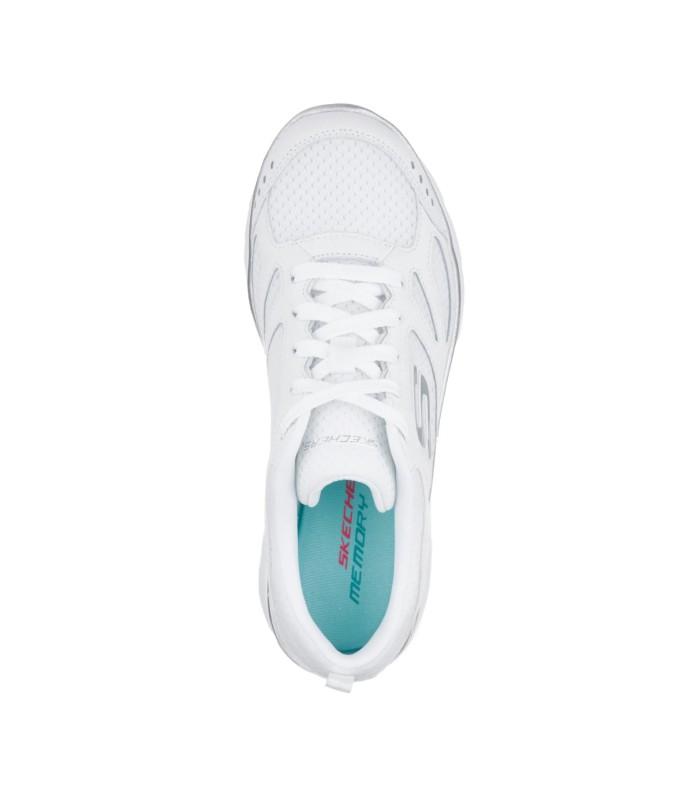 Zapatilla Skechers Summits Suited White Silver Mujer