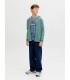 Sudadera Jack & Jones JJebradley Sweat Zip Hood Noos Junior Mineral Blue