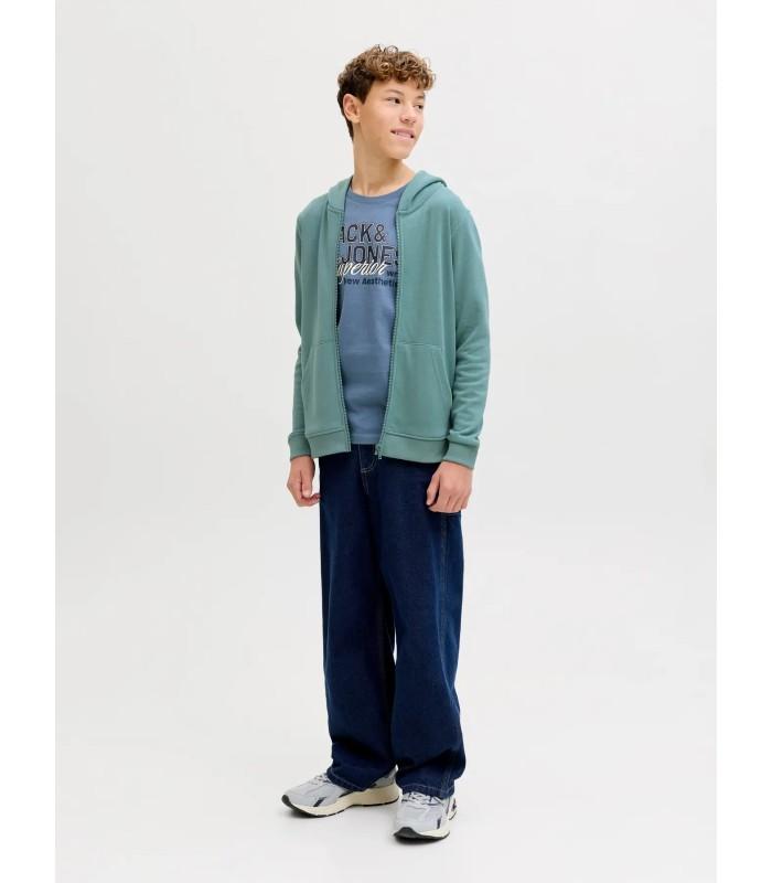 Sudadera Jack & Jones JJebradley Sweat Zip Hood Noos Junior Mineral Blue
