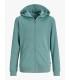 Sudadera Jack & Jones JJebradley Sweat Zip Hood Noos Junior Mineral Blue