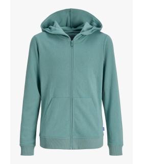 Sudadera Jack & Jones JJebradley Sweat Zip Hood Noos Junior Mineral Blue