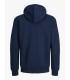 Sudadera Jack & Jones JJebradley Sweat Zip Hood Noos Junior Navy Blazer