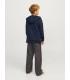 Sudadera Jack & Jones JJebradley Sweat Zip Hood Noos Junior Navy Blazer