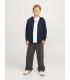 Sudadera Jack & Jones JJebradley Sweat Zip Hood Noos Junior Navy Blazer