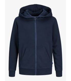 Sudadera Jack & Jones JJebradley Sweat Zip Hood Noos Junior Navy Blazer