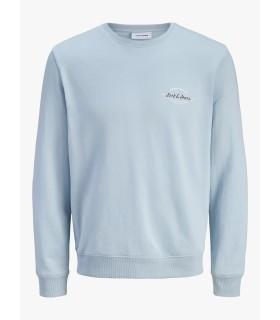 Sudadera Jack & Jones JJbrandon Sweat Crew Neck Junior Celestial Blue