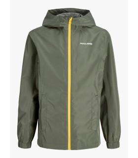 Chaqueta Jack & Jones JJeflynn Rain SN Junior Dusty Olive Solar Powe