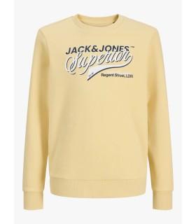 Sudadera Jack & Jones Jjelogo Sweat Crew Neck 2Col Mini Sunlight