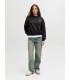 Sudadera Jack & Jones Jxgia Loose Ls Print Crew Swt Mujer Phantom La siesta