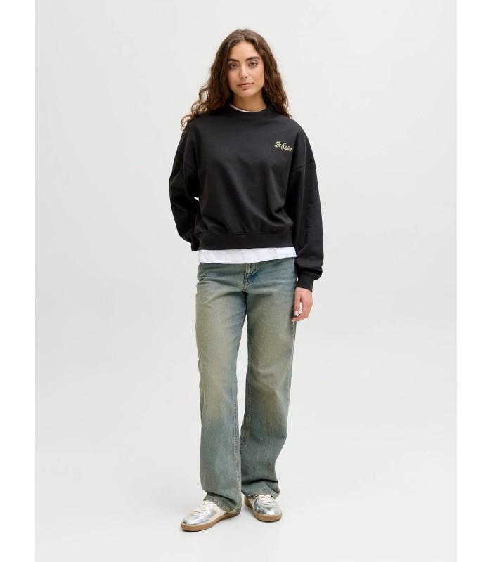 Sudadera Jack & Jones Jxgia Loose Ls Print Crew Swt Mujer Phantom La siesta