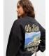 Sudadera Jack & Jones Jxgia Loose Ls Print Crew Swt Mujer Phantom La siesta
