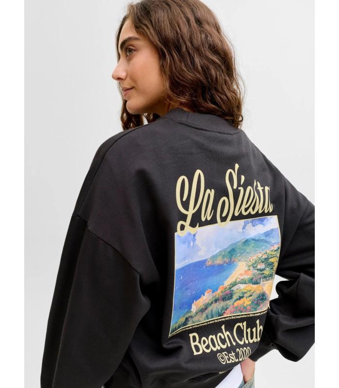 Sudadera Jack & Jones Jxgia Loose Ls Print Crew Swt Mujer Phantom La siesta