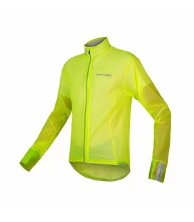 Chaqueta Endura Pro Adren Race Cape II Impermeable Amarillo Fluor Hombre