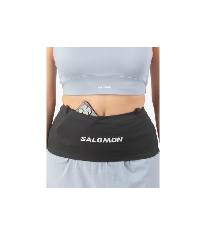 Cinturon Salomon ADV Skin Seamless Belt Negro Blanco