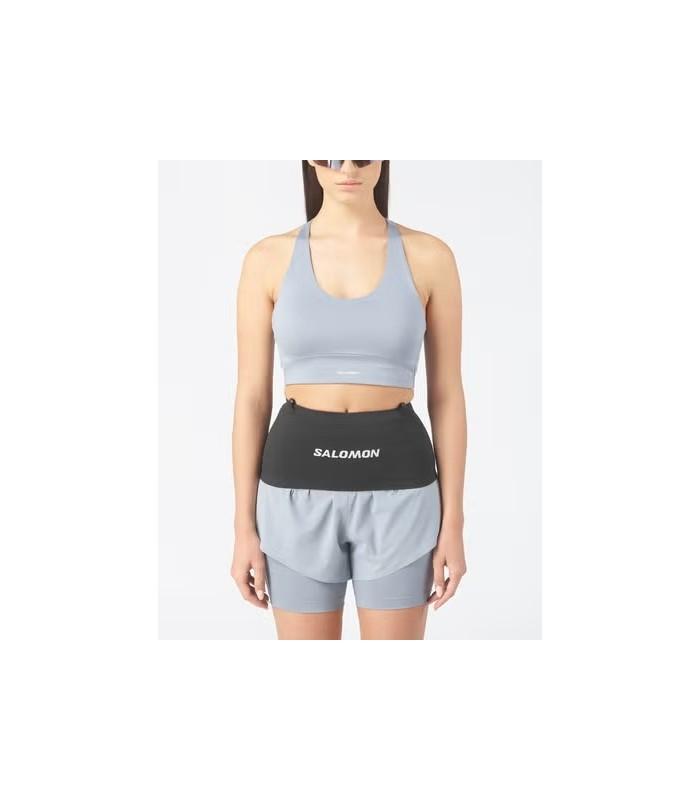 Cinturon Salomon ADV Skin Seamless Belt Negro Blanco