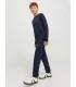 Pantalon Jack & Jones Jpstgordon JJnewsoft Sweat Noos Junior Navy Blazer Tonal