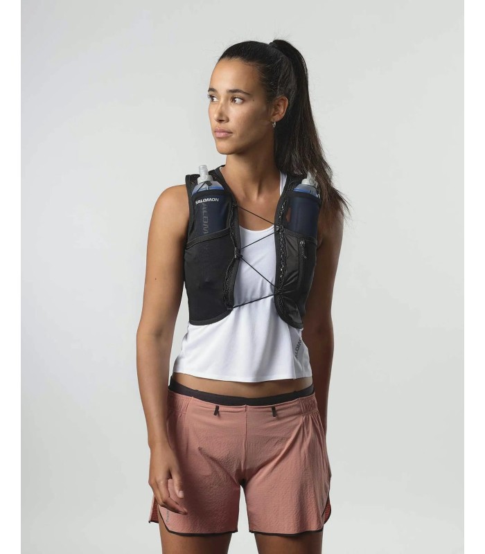 Mochila Salomon Active Skin 4 Set Black Metal
