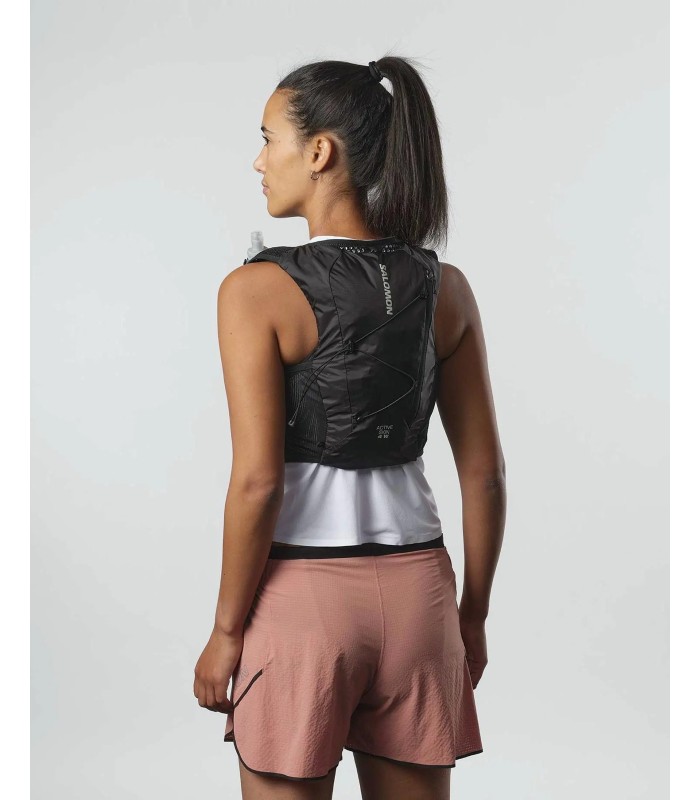 Mochila Salomon Active Skin 4 Set Black Metal
