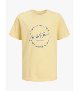 Camiseta Jack & Jones JJGrayson Tee SS Crew Neck Junior Sunlight