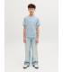 Camiseta Jack & Jones JJGrayson Tee SS Crew Neck Junior Celestial Blue