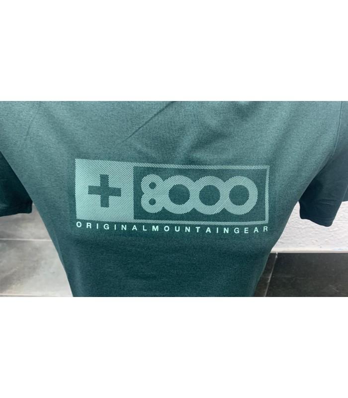 Camiseta +8000 Tart Hombre Verde Oscuro