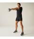 Camiseta Dare 2B Power Up Tee Black Marl Hombre