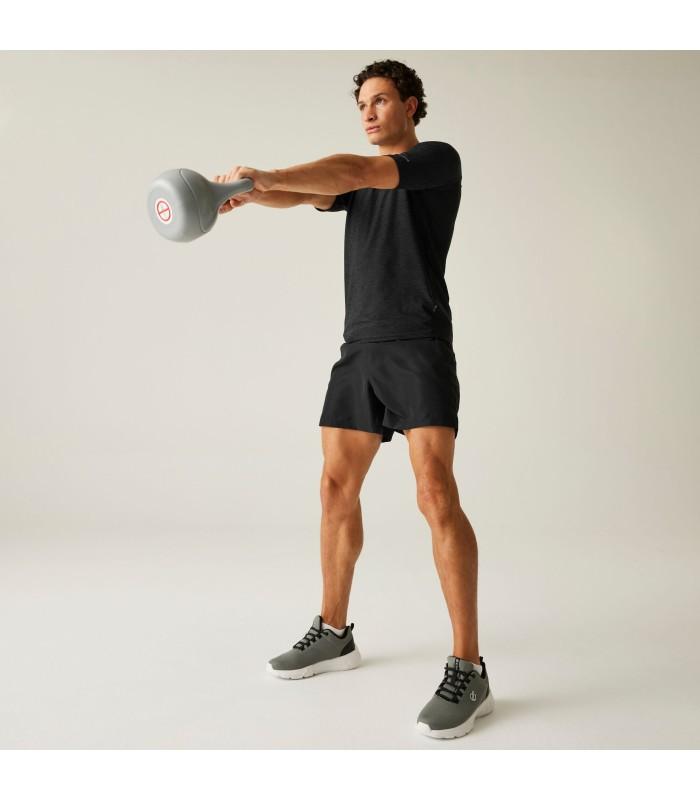 Camiseta Dare 2B Power Up Tee Black Marl Hombre