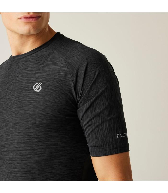 Camiseta Dare 2B Power Up Tee Black Marl Hombre
