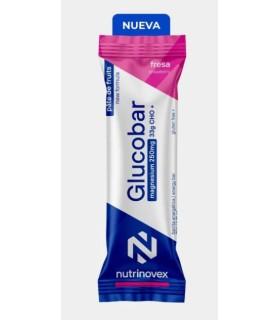 Nutrinovex Glucobar Fresa 250MG De Magnesio Vegan Y Libre De Gluten