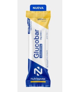 Nutrinovex Glucobar Platano Sodio 320MG Vegano Y Libre De Gluten