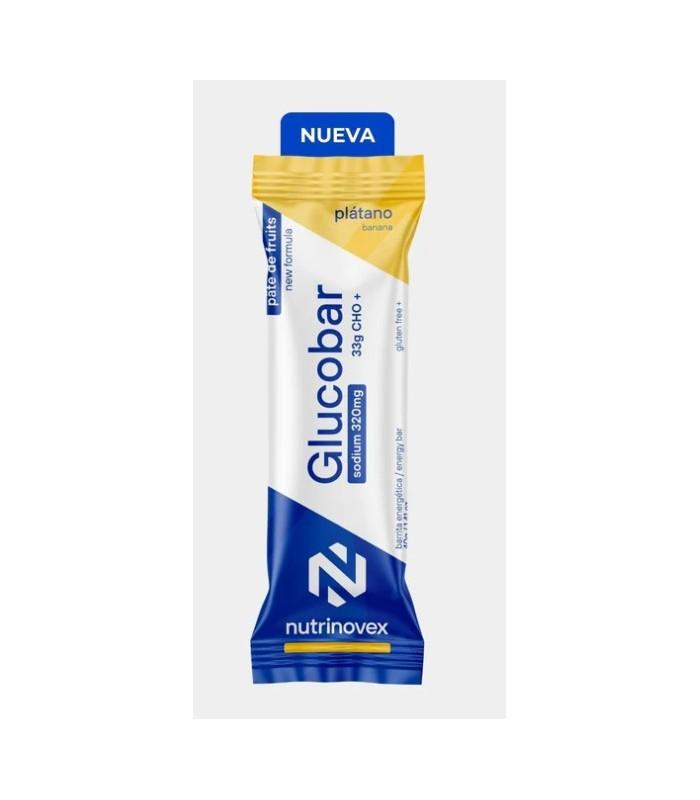 Nutrinovex Glucobar Platano Sodio 320MG Vegano Y Libre De Gluten