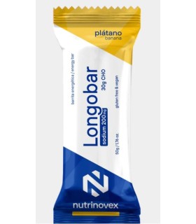 Nutrinovex Longobar Platano Sodio 200MG Vegano Y Libre De Gluten