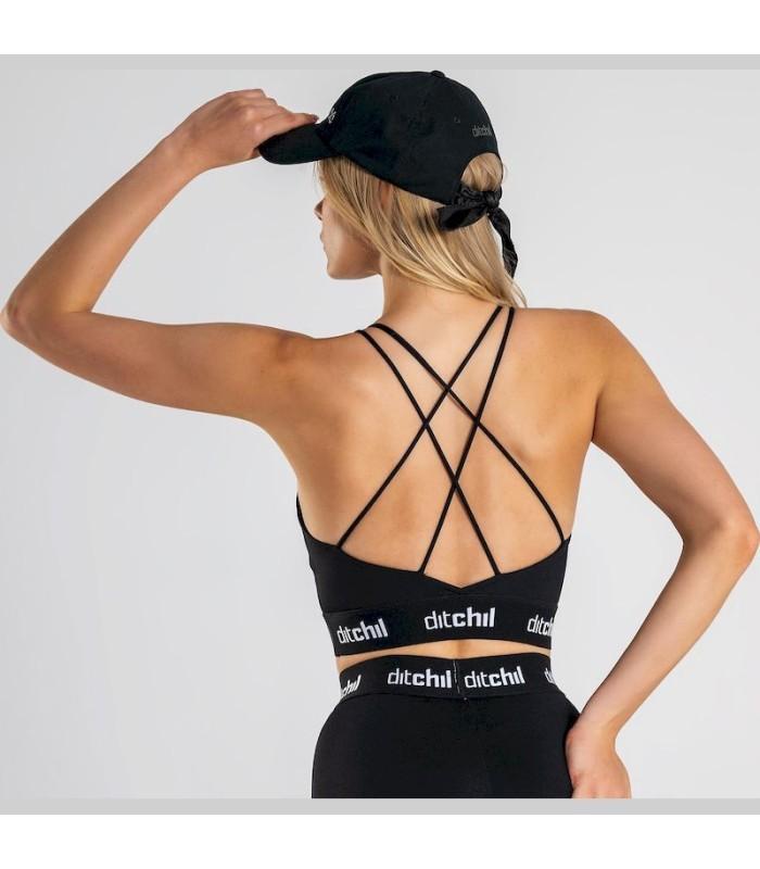 Top Ditchil Sport Bra Escape Negro Mujer