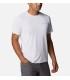 Camiseta Columbia Hike Crew White Hombre