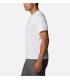 Camiseta Columbia Hike Crew White Hombre