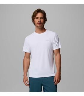 Camiseta Columbia Zero Rules Light SS Crew White Hombre
