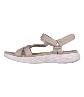 Sandalia Skechers Go Walk Flex Sandal Sublime Taupe Mujer