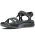 Sandalia Skechers Go Walk Flex Sandal Sublime Black Mujer
